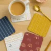 Rounded Square Abstract MDF Coaster | Handmade Patterns | Home & Decor - Image 3