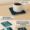 Rounded Square Abstract MDF Coaster | HIM | Home & Decor - Image 5